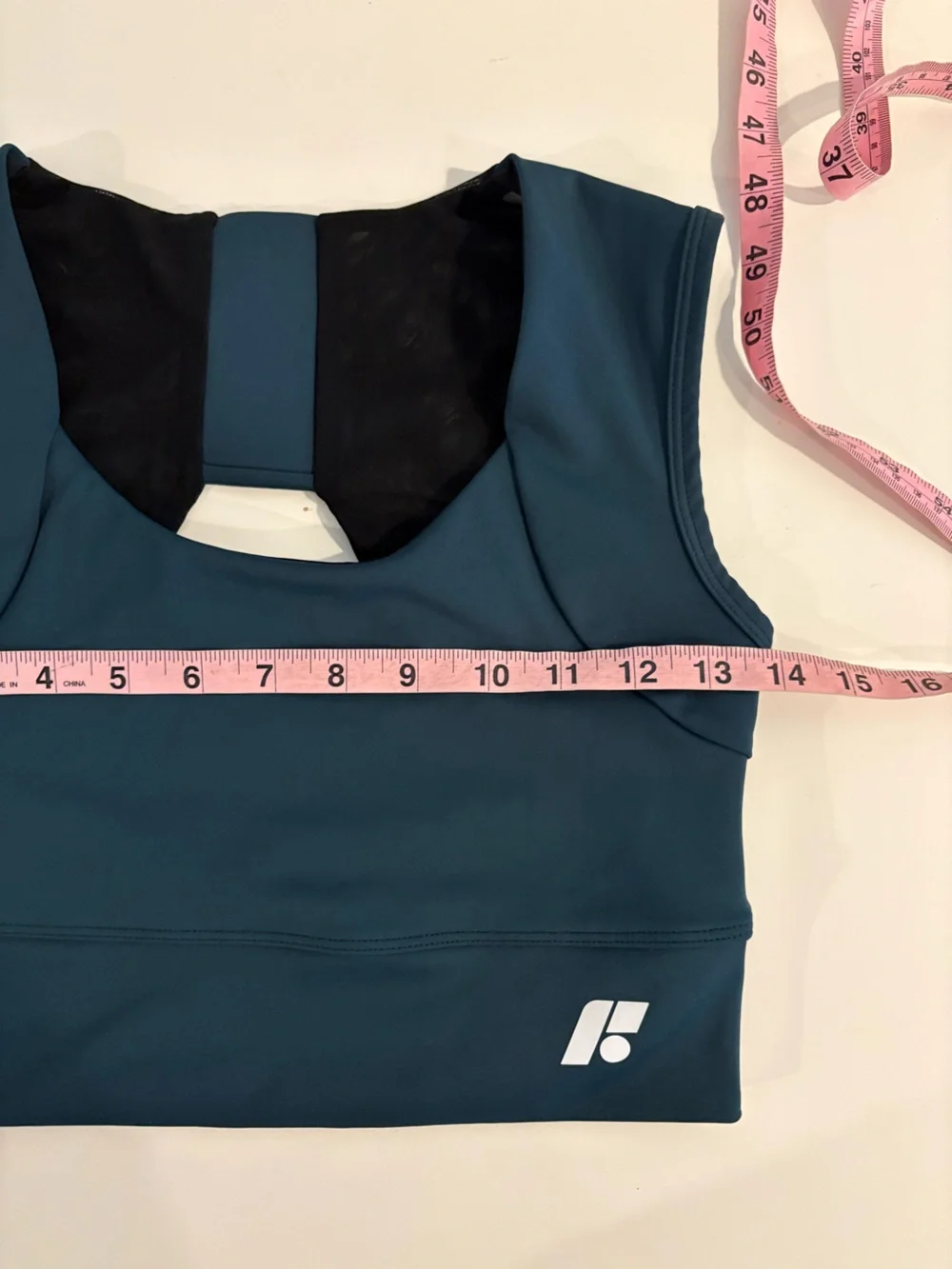 Forme || Power Bra in Jade Posture Support Sports Bra Teal Green Large